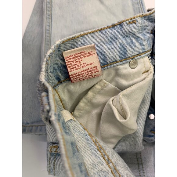 Vintage Revive Light Wash Straight Leg Denim Jeans Size 25 - Picture 12 of 13